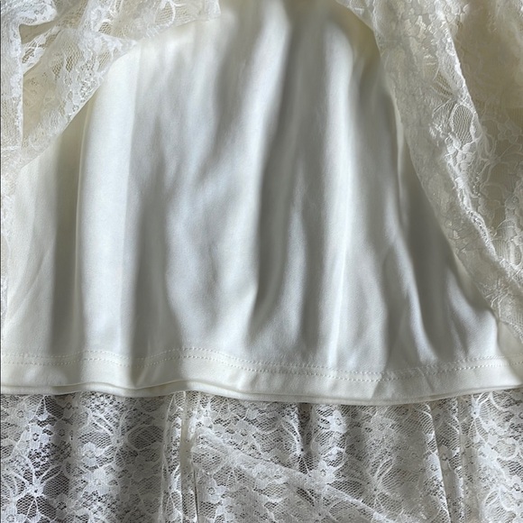 Forever 21 Cream Tiered Maxi Skirt Resort Wear - Picture 4 of 7